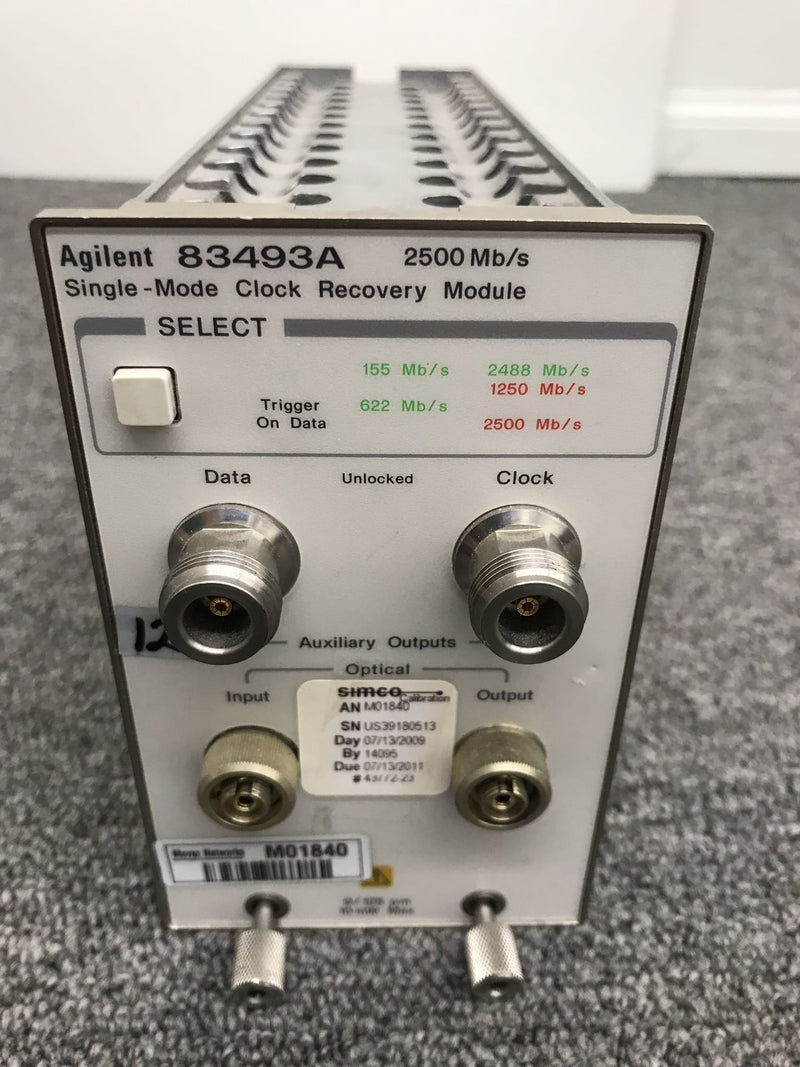 Agilent 83493 A Single-Mode Clock Recovery Module