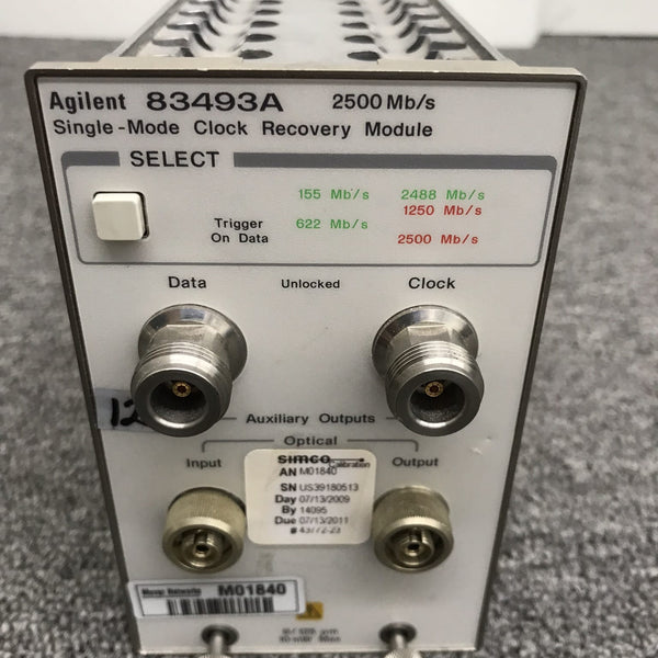 Agilent 83493 A Single-Mode Clock Recovery Module