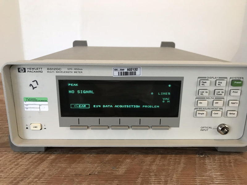 Agilent 86120 C Multi-Wavelength Meter