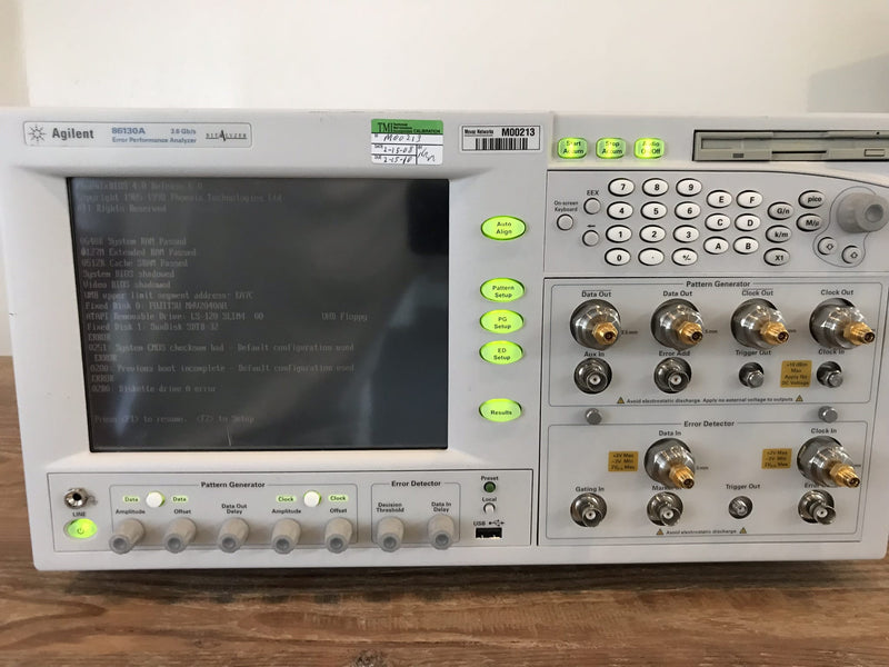 Agilent 86130 A BitAlyzer Error Performance Analyzer