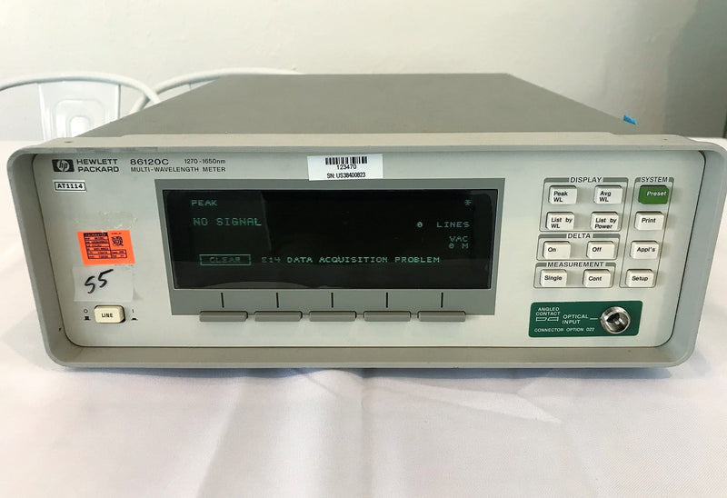 Agilent 86120 C Multi-Wavelength Meter