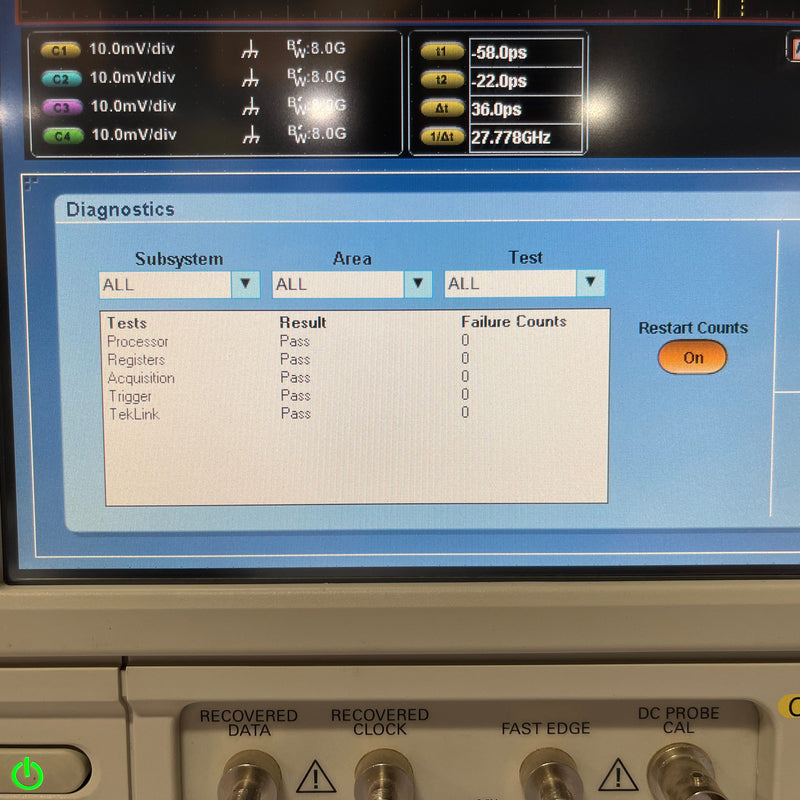 Tektronix DSA 70804 B Digital Serial Analyzer / Oscilloscope