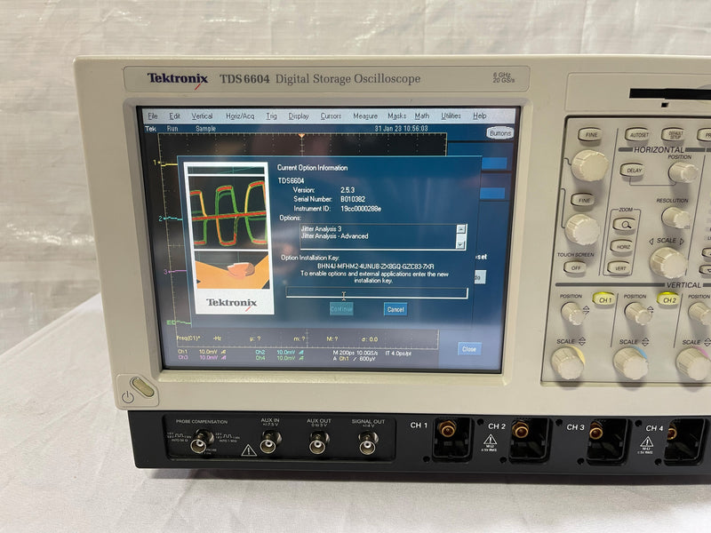 Tektronix TDS 6604 Digital Storage Oscilloscope