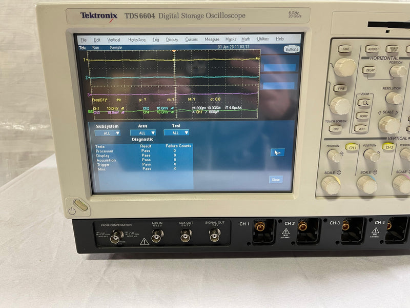 Tektronix TDS 6604 Digital Storage Oscilloscope