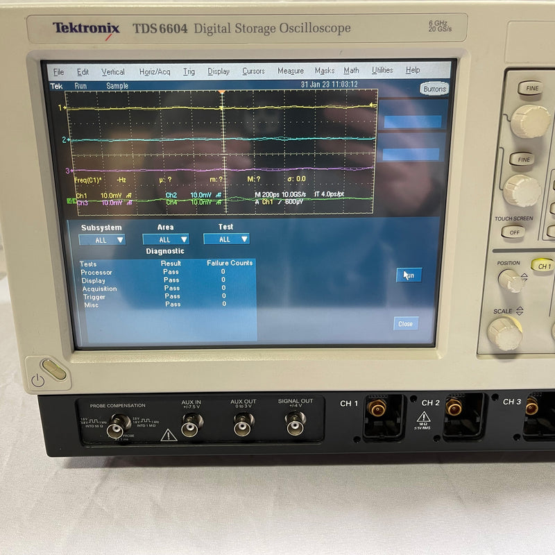 Tektronix TDS 6604 Digital Storage Oscilloscope