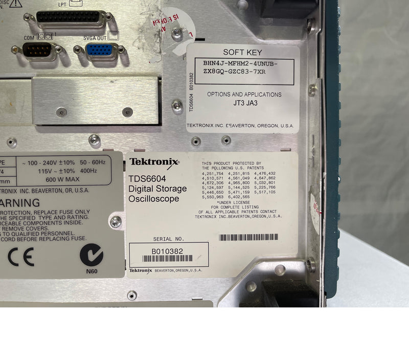 Tektronix TDS 6604 Digital Storage Oscilloscope