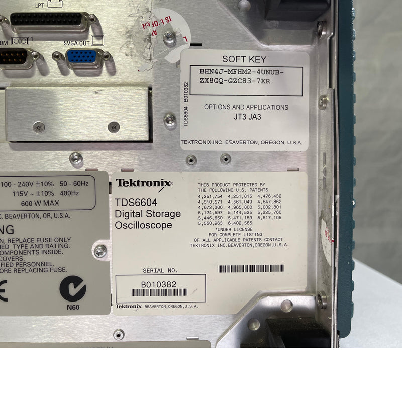 Tektronix TDS 6604 Digital Storage Oscilloscope