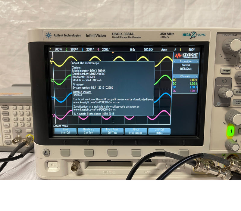 Agilent DSOX 3034 A Digital Storage Oscilloscope