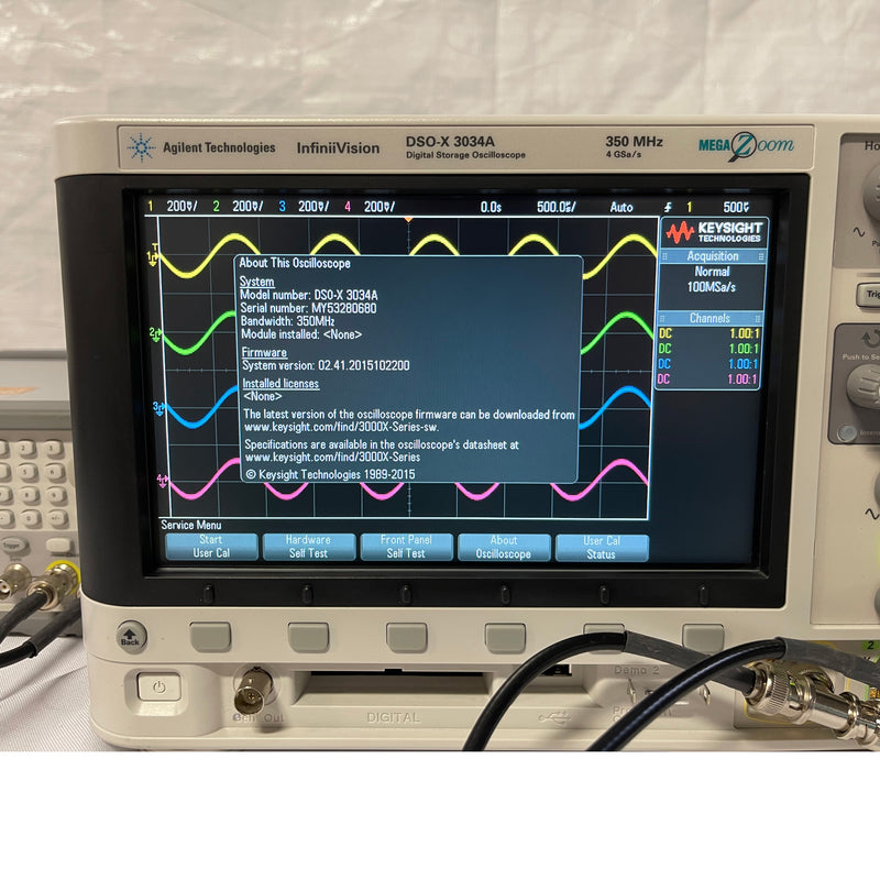 Agilent DSOX 3034 A Digital Storage Oscilloscope