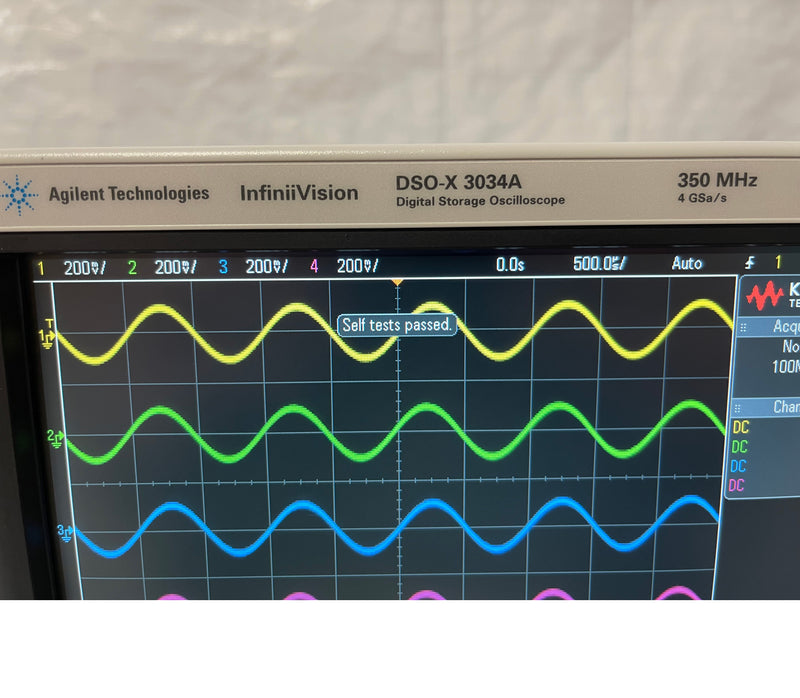 Agilent DSOX 3034 A Digital Storage Oscilloscope