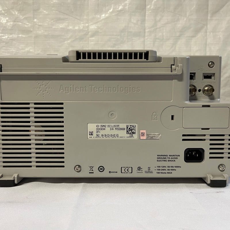 Agilent DSOX 3034 A Digital Storage Oscilloscope