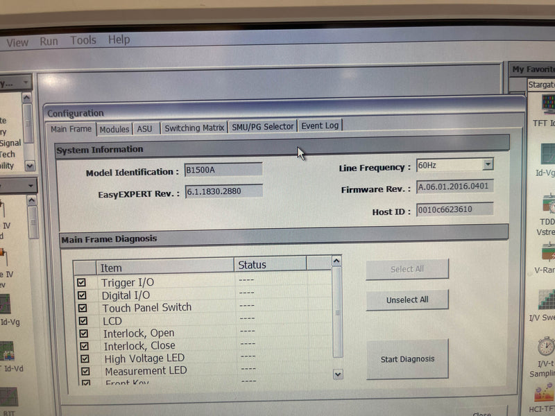 Agilent B 1500 A Semiconductor Device Analyzer / SMU