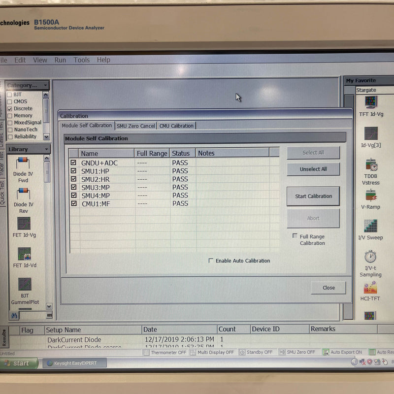 Agilent B 1520 A Multi-Frequency CMU Module