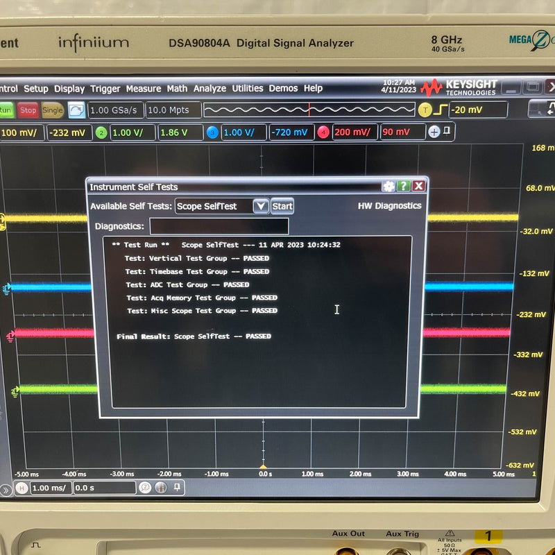 Agilent Infiniium DSA 90804 A Digital Signal Analyzer