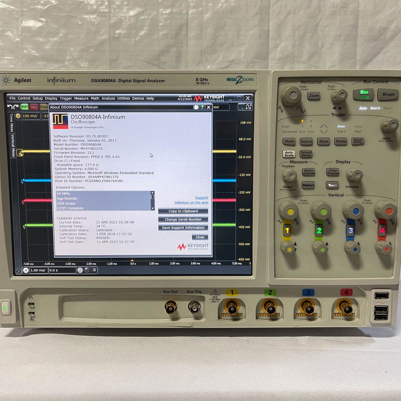 Agilent Infiniium DSA 90804 A Digital Signal Analyzer