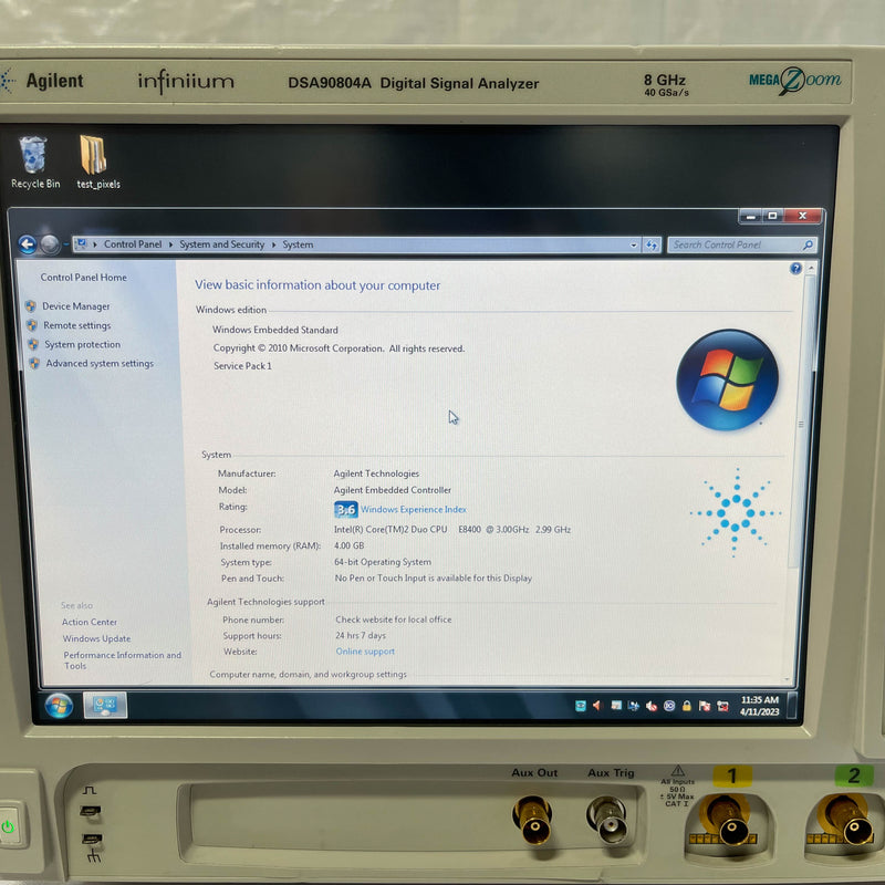 Agilent Infiniium DSA 90804 A Digital Signal Analyzer