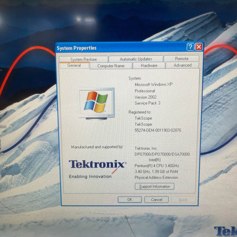 Tektronix DSA 71604 B Digital Serial Analyzer / Oscilloscope