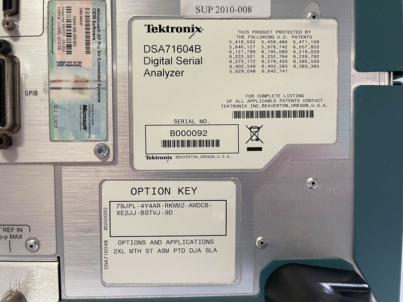 Tektronix DSA 71604 B Digital Serial Analyzer / Oscilloscope