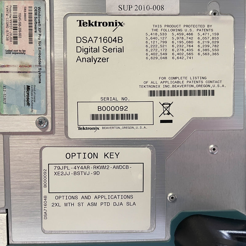 Tektronix DSA 71604 B Digital Serial Analyzer / Oscilloscope