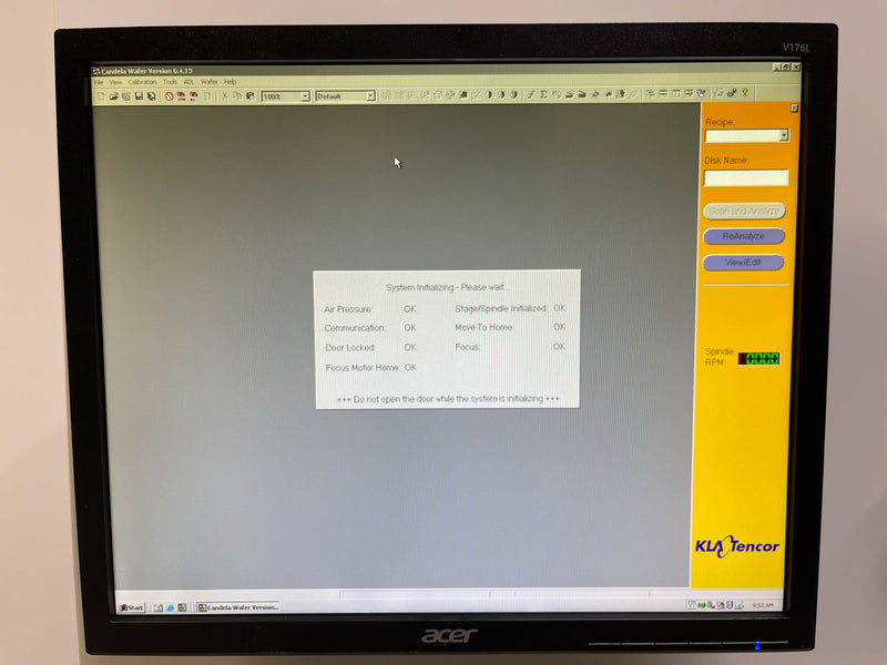 KLA-Tencor Candela C 2 Surface Analyzer