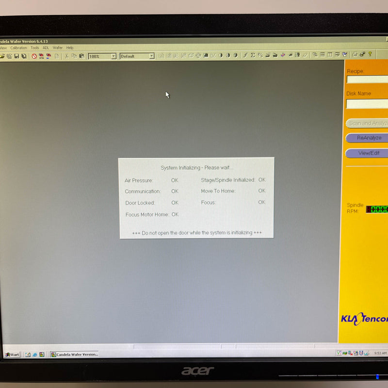 KLA-Tencor Candela C 2 Surface Analyzer