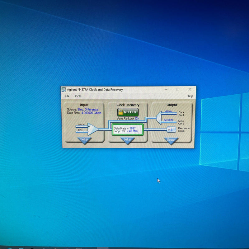 Agilent N 4877 A Clock Data Recovery and Demultiplexer