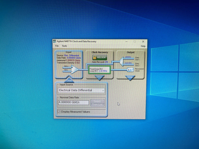 Agilent N 4877 A Clock Data Recovery and Demultiplexer