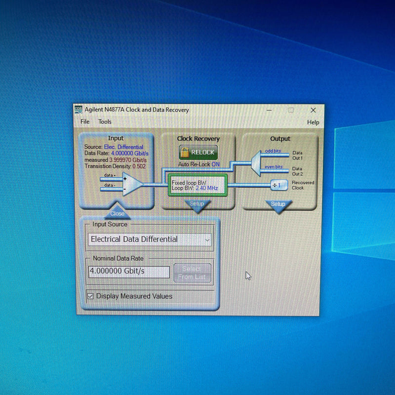 Agilent N 4877 A Clock Data Recovery and Demultiplexer