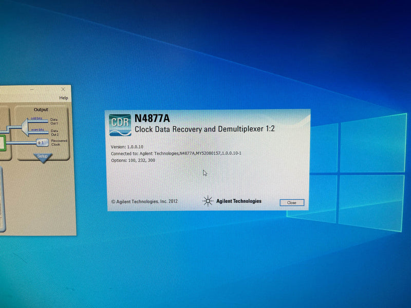 Agilent N 4877 A Clock Data Recovery and Demultiplexer