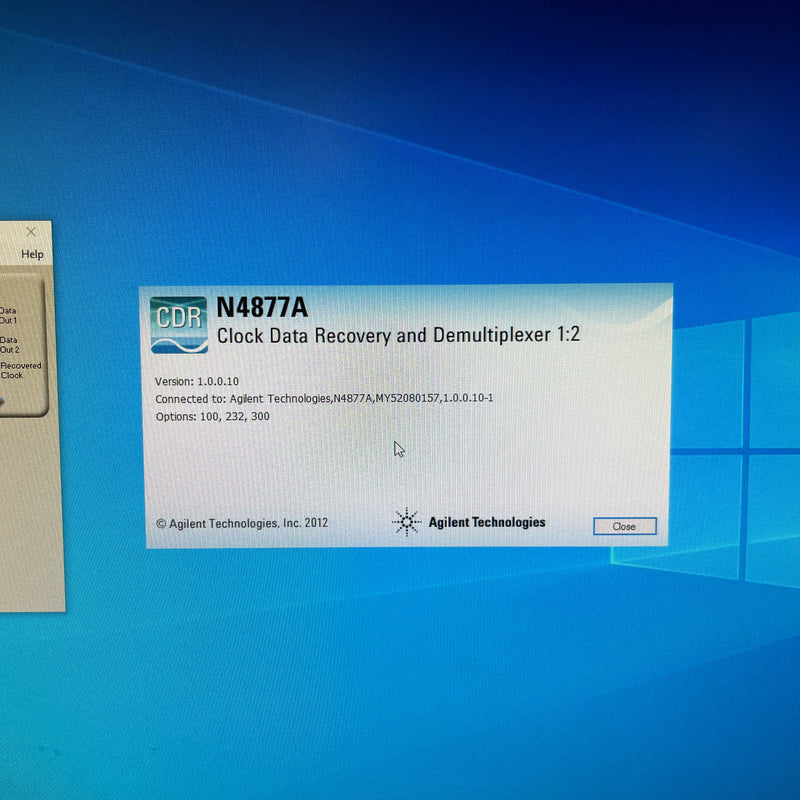 Agilent N 4877 A Clock Data Recovery and Demultiplexer