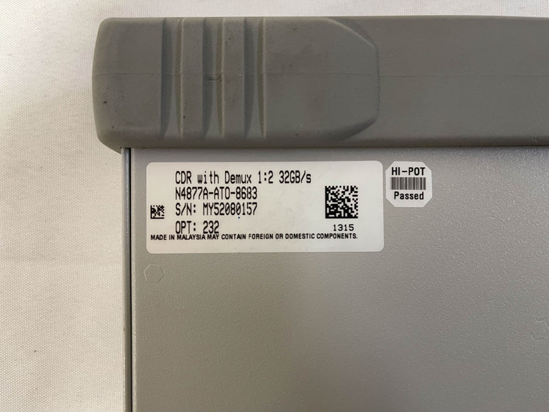 Agilent N 4877 A Clock Data Recovery and Demultiplexer