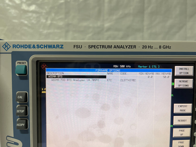 Rohde & Schwarz FSU 8 Spectrum Analyzer