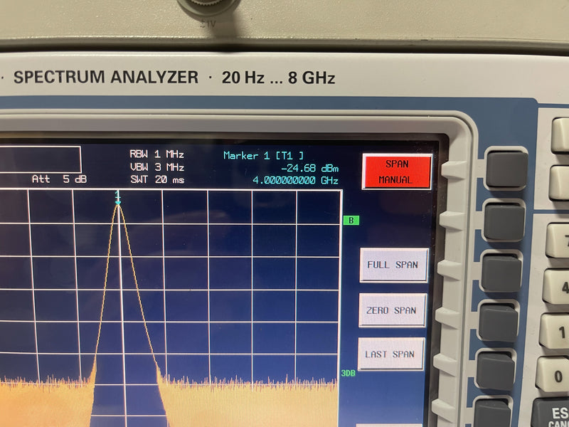 HP / Agilent 83711 B Synthesized CW Generator