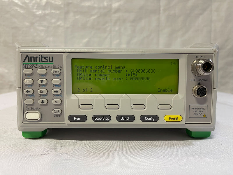 Anritsu MT 8852 B Bluetooth Test Set