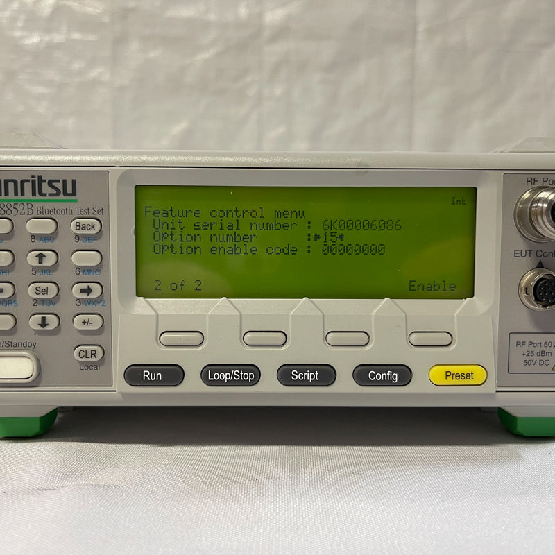 Anritsu MT 8852 B Bluetooth Test Set