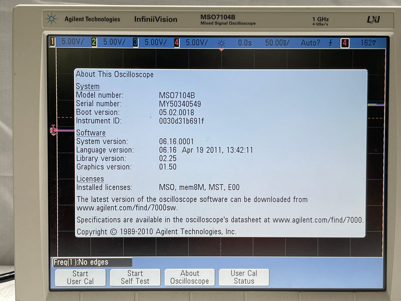 Agilent MSO 7104 B Oscilloscope