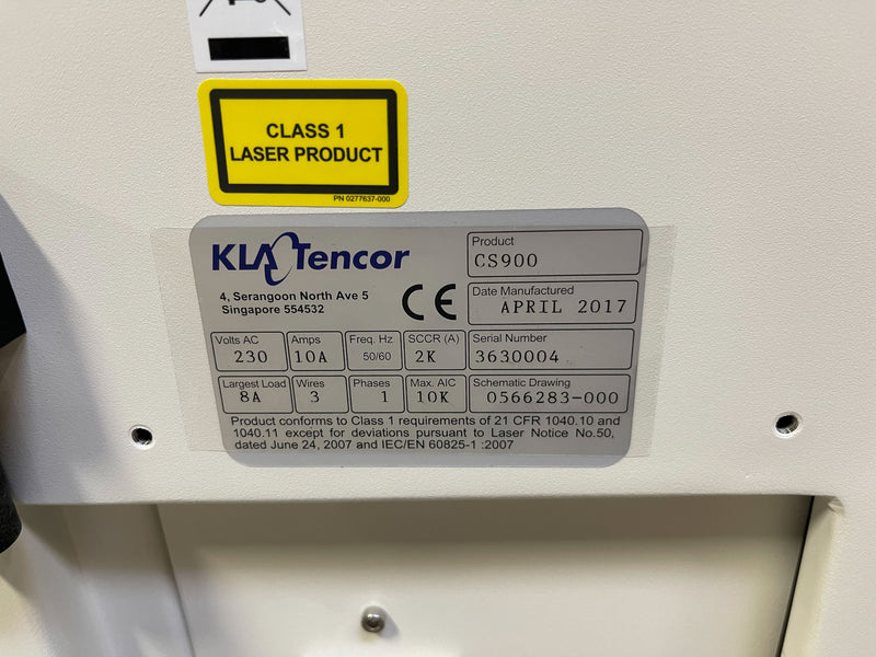 KLA-Tencor Candela CS 920 Surface Analyzer