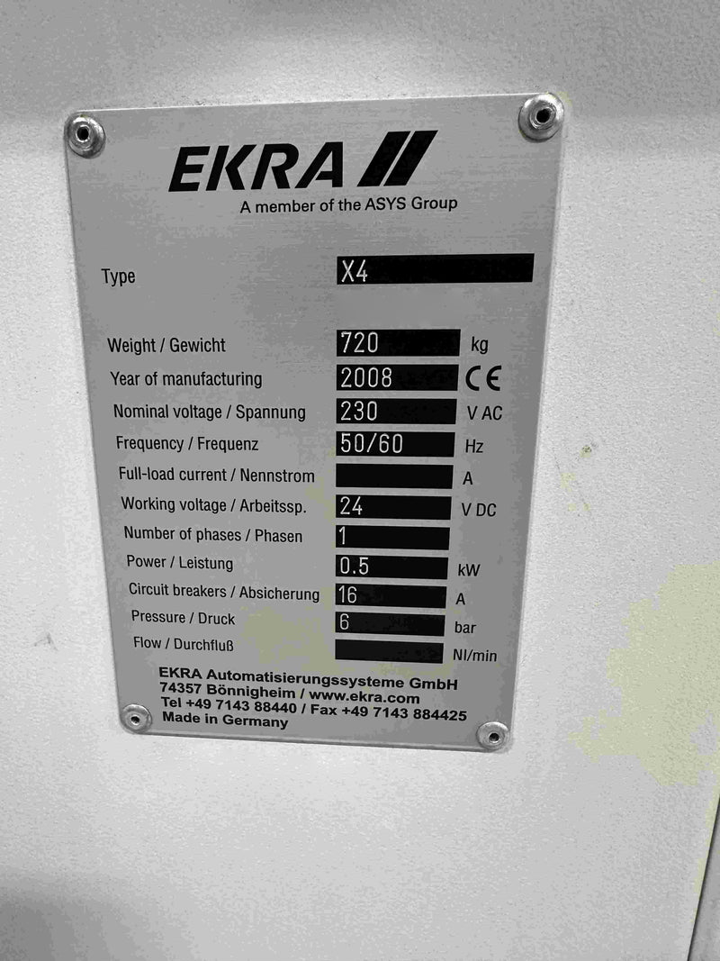 Ekra X 4 Stencil Printer