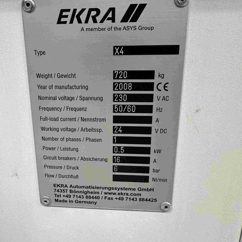 Ekra X 4 Stencil Printer