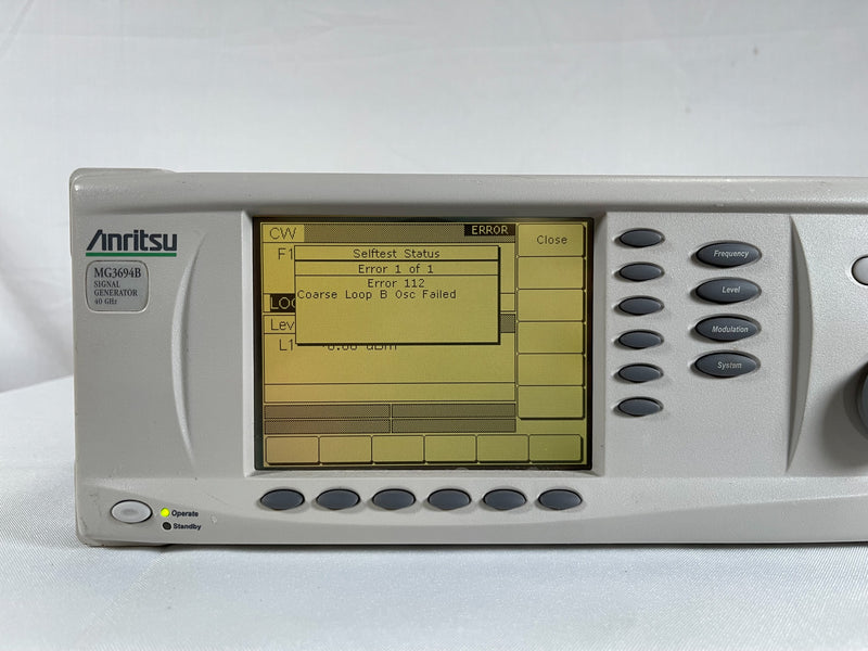 Anritsu MG 3694 B RF Microwave Signal Generator