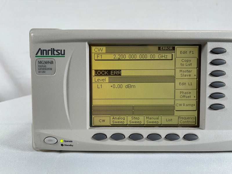 Anritsu MG 3694 B RF Microwave Signal Generator