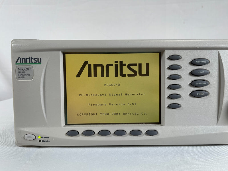 Anritsu MG 3694 B RF Microwave Signal Generator