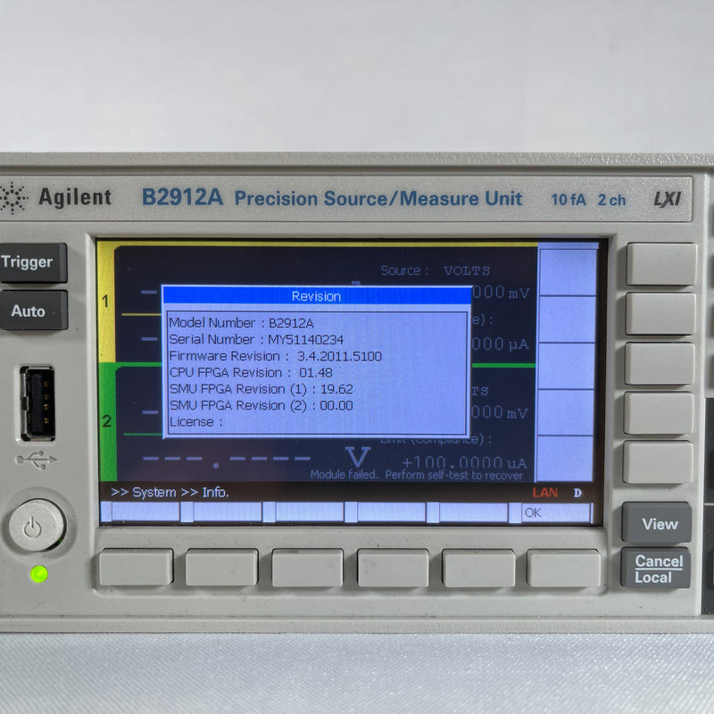 Agilent B 2912 A Precision Source Measure