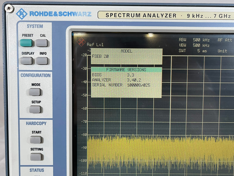 Rohde & Schwarz FSEB 20 / 30 Spectrum Analyzer