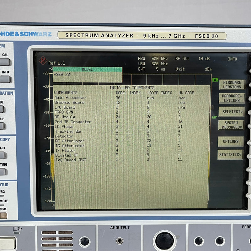 Rohde & Schwarz FSEB 20 / 30 Spectrum Analyzer