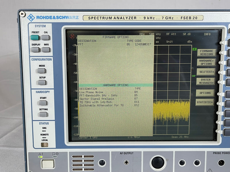 Rohde & Schwarz FSEB 20 / 30 Spectrum Analyzer