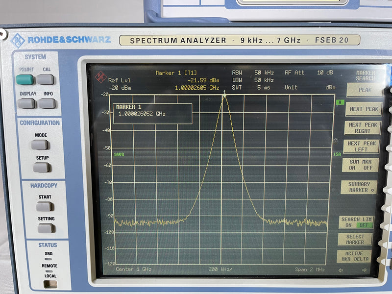 Rohde & Schwarz FSEB 20 / 30 Spectrum Analyzer