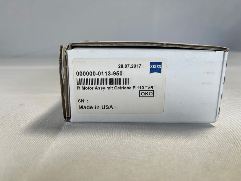 Zeiss PN: 000000-0113-950 R Motor Assembly