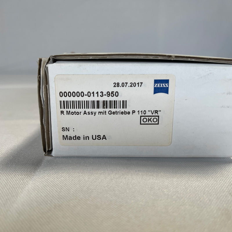 Zeiss PN: 000000-0113-950 R Motor Assembly