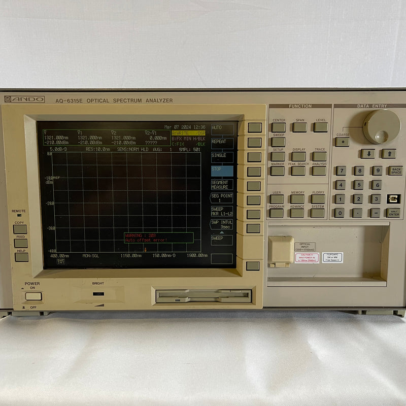 Ando AQ 6315 E Optical Spectrum Analyzer